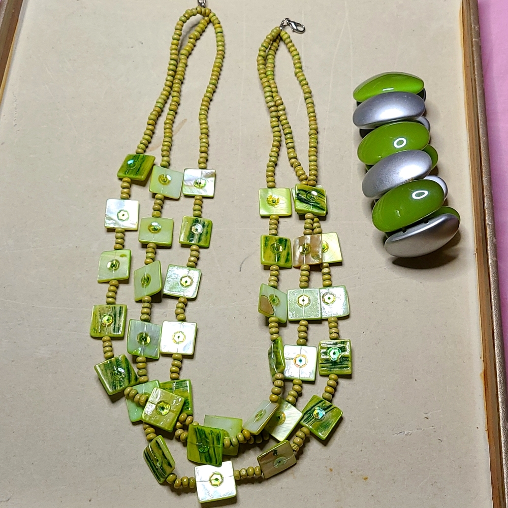 Vintage green color set 👌